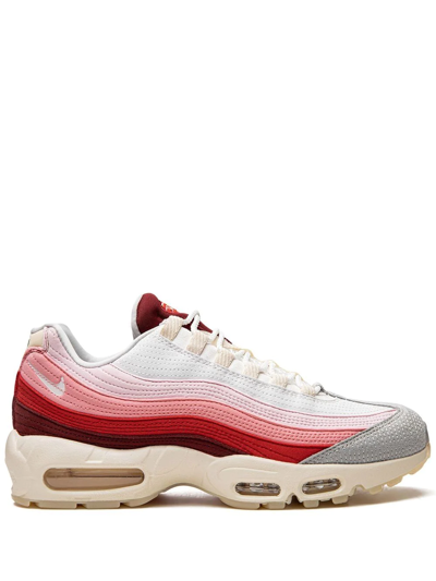 Shop Nike Air Max 95 Qs "anatomy Of Air" Sneakers In Red