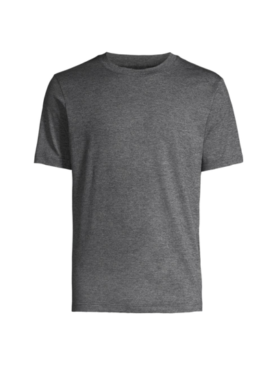 Shop Alo Yoga Men's Conquer Reform T-shirt In Dark Heather Grey