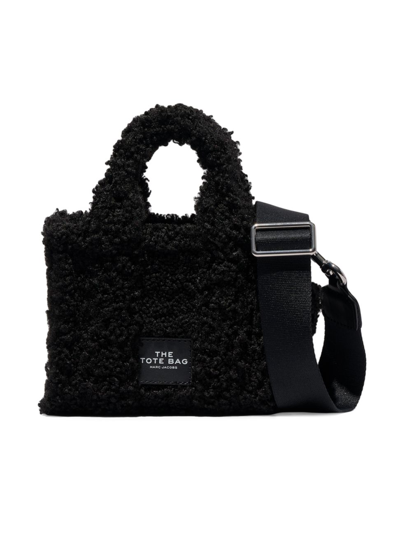 Shop Marc Jacobs Women's The Teddy Mini Tote In Black