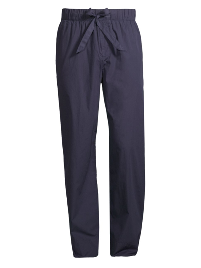 Shop Tekla Men's Pajama Pants In True Navy