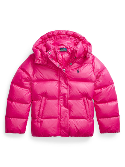 Polo Ralph Lauren Kids' Little Girl's & Girl's Perpetual Nylon Down Jacket  In Sport Pink | ModeSens