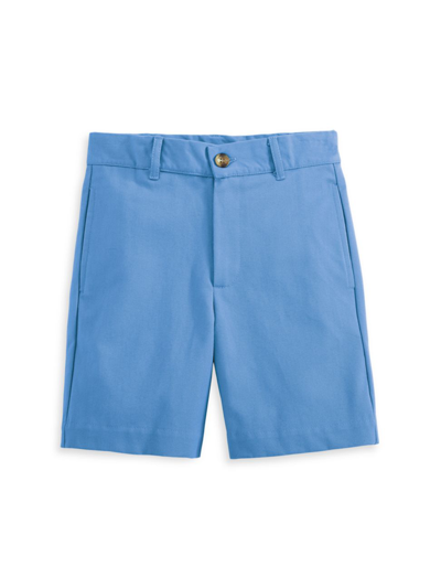 Shop Bella Bliss Little Boy's & Boy's Twill Wilson Shorts In Blue