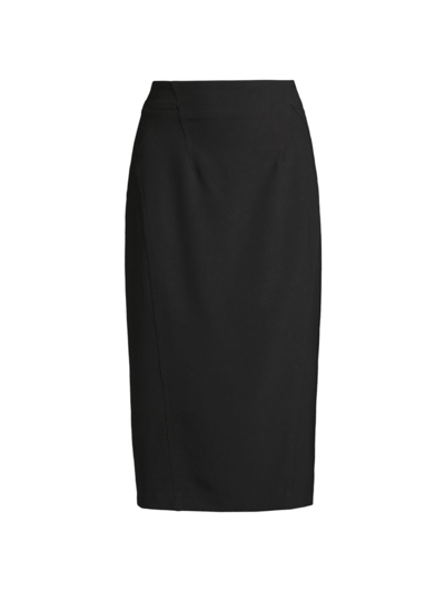 Shop Donna Karan Women's Tech Signature Pencil Skirt In Black