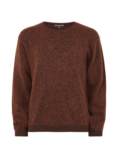 Shop John Varvatos Men's Forsyth Crewneck Sweater In Copper