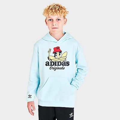 Adidas Originals Adidas Kids' Originals Treffy Trefoil Hoodie In Almost  Blue | ModeSens
