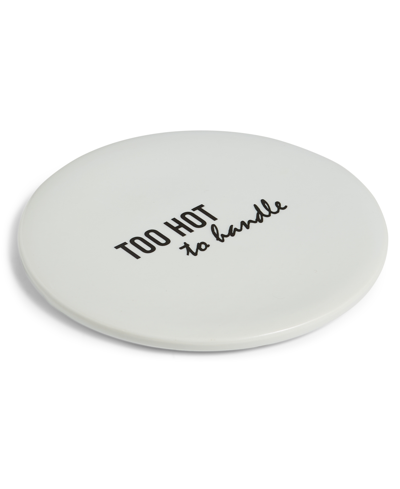 Shop The Cellar Words Circle Ceramic Trivet, Created For Macy's