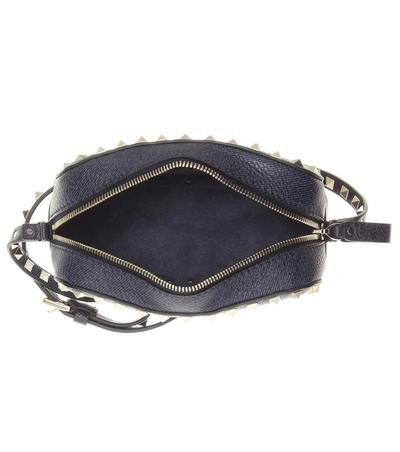 Shop Valentino Rockstud Leather Cross-body Bag