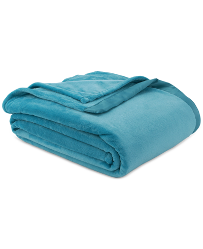 Shop Berkshire Classic Velvety Plush Twin Blanket, Created For Macy's In Calm Ocean