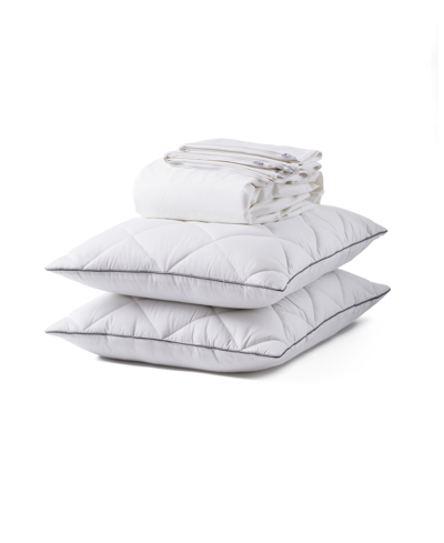 Shop Allied Home Celliant Recovery 5 Piece Mattress Protector Pad Set, Queen In White