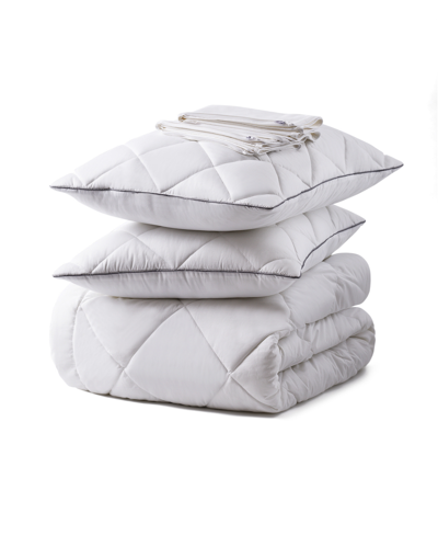 Shop Allied Home Celliant Recovery 5 Piece Mattress Pad Set, California King In White