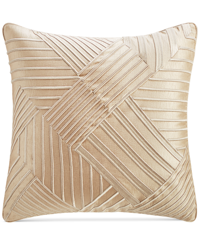 Hotel Collection Metallic Stone Quilted Sham, King, Created For Macy's Bedding In Gold