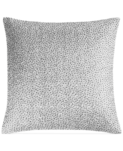Shop Hotel Collection Glint Decorative Pillow, 18" X 18", Created For Macy's In Silver
