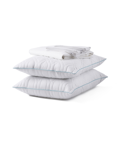 Shop Allied Home Tencel Soft And Breathable 5 Piece Mattress Protector Set, Full In White