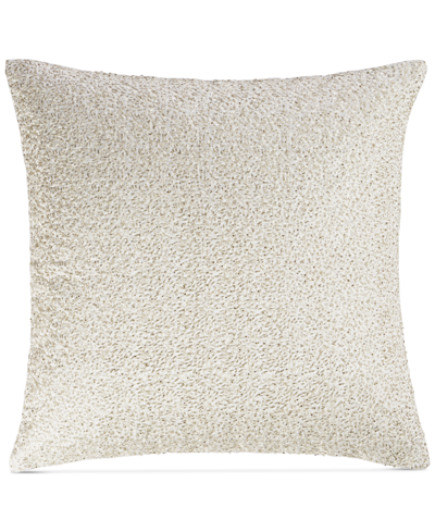 Shop Hotel Collection Glint Decorative Pillow, 18" X 18", Created For Macy's In White