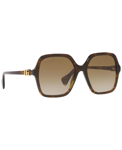 Shop Gucci Women's Sunglasses, Gg1072s In Brown