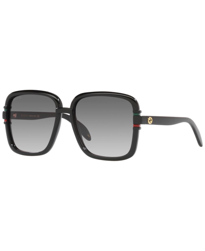 Shop Gucci Women's Sunglasses, Gg1066s In Black