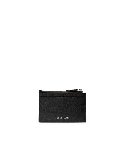 Shop Cole Haan Women's Grand Series Card Case Wallet In Black