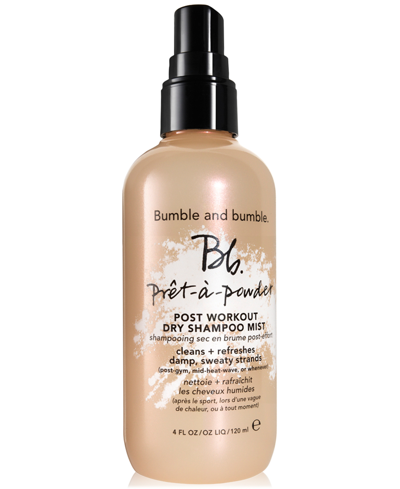 Shop Bumble And Bumble Pret-a-powder Post Workout Dry Shampoo Spray Mist, 4 Oz. In No Color