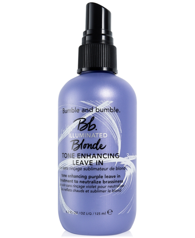 Shop Bumble And Bumble Illuminated Blonde Tone Enhancing Leave In, 4.2 Oz. In No Color