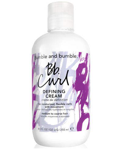 Shop Bumble And Bumble Curl Defining Hair Styling Cream, 8.5 Oz. In No Color