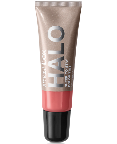 Shop Smashbox Halo Sheer To Stay Lip + Cheek Tint, 0.34 Oz. In Sunset (soft Coral)