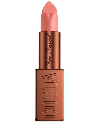 Shop Too Faced Cocoa Bold Cream Lipstick In Buttercream