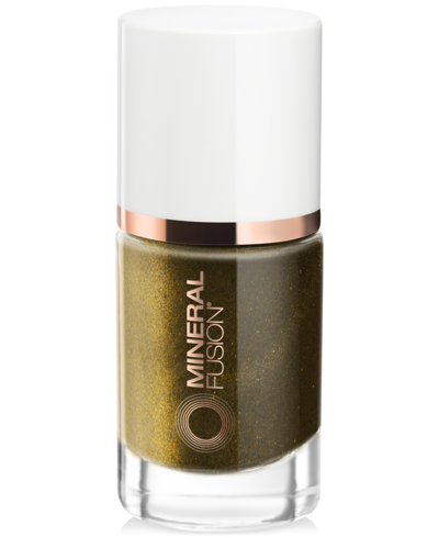 Shop Mineral Fusion Nail Lacquer In Gold Rush (shimmery Gold Metallic)