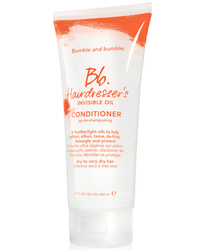 Bumble And Bumble Hairdresser's Invisible Oil Hydrating Conditioner, 6.7 Oz. In No Color