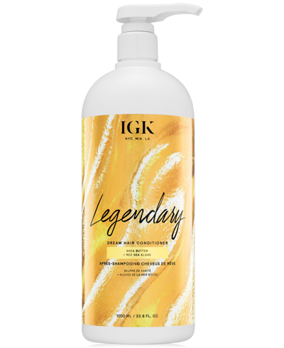Shop Igk Hair Legendary Dream Hair Conditioner - Liter