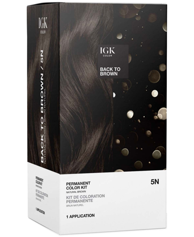 Shop Igk Hair 6-pc. Permanent Color Set In Back To Brown