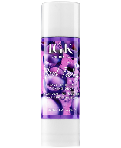 Igk Hair Mixed Feelings Leave-in Blonde Toning Drops