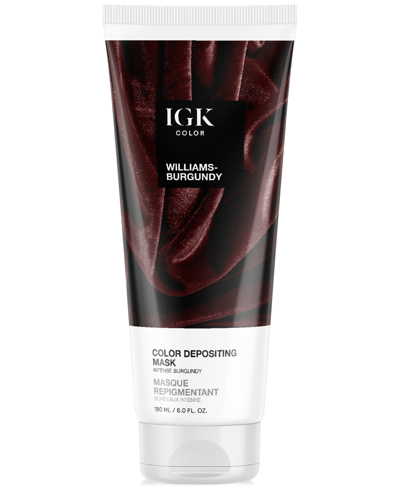 Shop Igk Hair Color Depositing Mask In Williams-burgundy