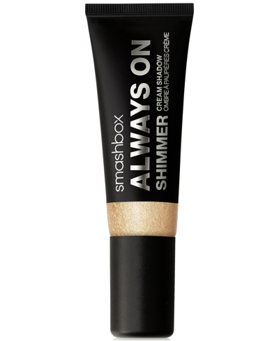 Shop Smashbox Always On Cream Shadow In Golden Shimmer (gold With Iridescent Pea