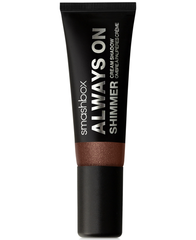 Shop Smashbox Always On Cream Shadow In Bronze Shimmer (brown With Bronze Pearl)