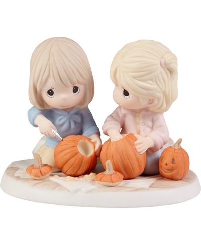 Shop Precious Moments 221021 I'll Always Carve Out Time For You Bisque Porcelain Figurine In Multicolor
