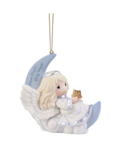 Shop Precious Moments 211043 Silent Night, Holy Night Porcelain Ornament In Multicolor