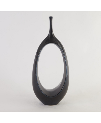 Shop Global Views Open Oval Ring Vase Small