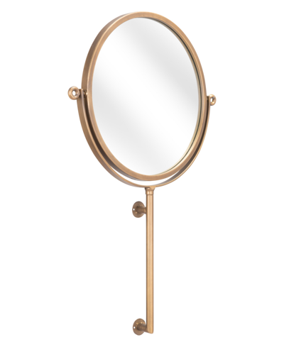 Shop Zuo Bernis Mirror In Gold-tone