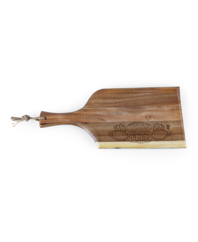 Shop Toscana Friends Central Perk Artisan 18" 2 Piece Acacia Serving Plank Set In Brown