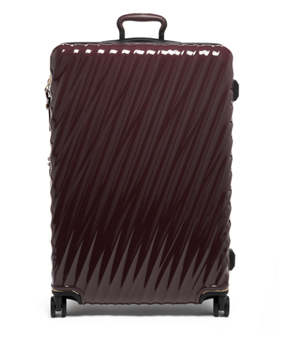 Shop Tumi 19 Degree Extended Trip Expandable 4 Wheel Packing Case In Beetroot