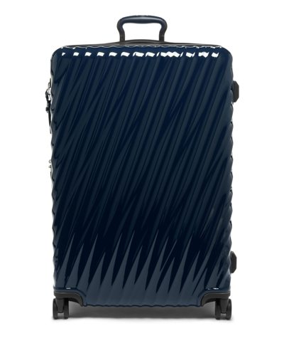 Shop Tumi 19 Degree Extended Trip Expandable 4 Wheel Packing Case In Navy