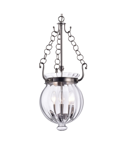 Shop Home Accessories Winfield 12" 3-light Indoor Pendant Lamp With Light Kit In Silver