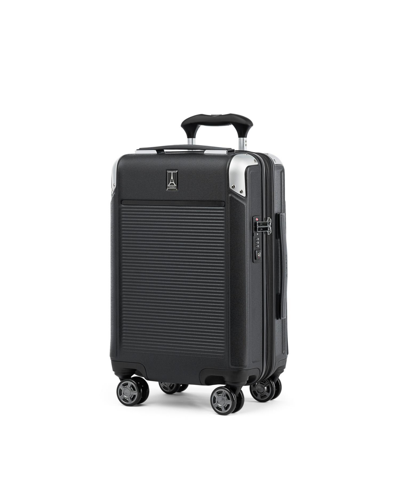 Shop Travelpro Platinum Elite Hardside Compact Carry-on Spinner In Shadow Black