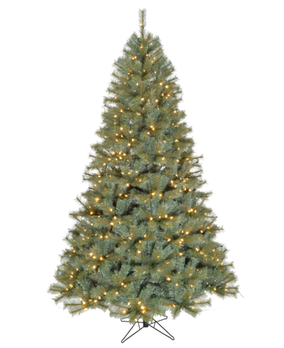 Shop Perfect Holiday Pre-lit Classic Spruce Tree Instant Connect, 5" In Green