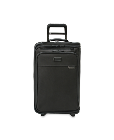 Shop Briggs & Riley Baseline Tall Carry-on 2-wheel Garment Bag In Black