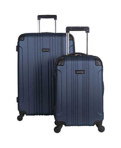 Shop Kenneth Cole Reaction Out Of Bounds 2-pc Lightweight Hardside Spinner Luggage Set In Naval