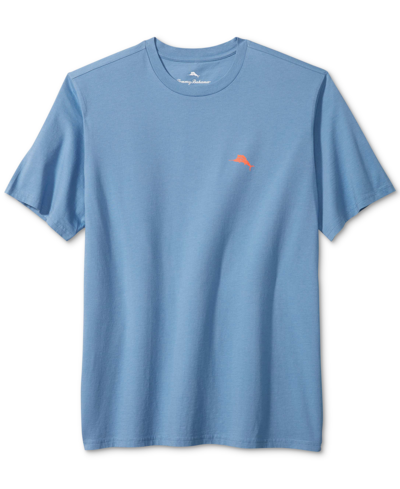 Shop Tommy Bahama Men's Sun Fade Logo Print Crewneck T-shirt In Buccaneer Blue