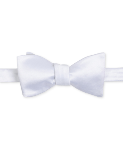 Shop Construct Men's Satin Self-tie Bow Tie In White