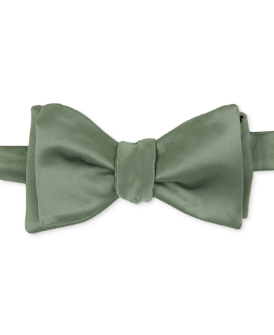 Shop Construct Men's Satin Self-tie Bow Tie In Ivy