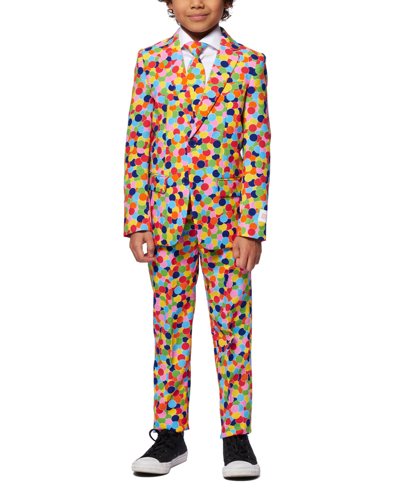 Opposuits Toddler Boys 3-piece Confetteroni Party Suit Set In Miscellaneous